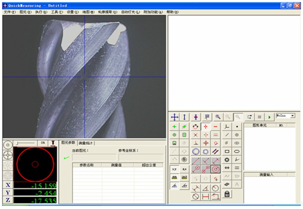 圖2 側(cè)面視場(chǎng)